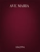 Ave Maria SSA choral sheet music cover